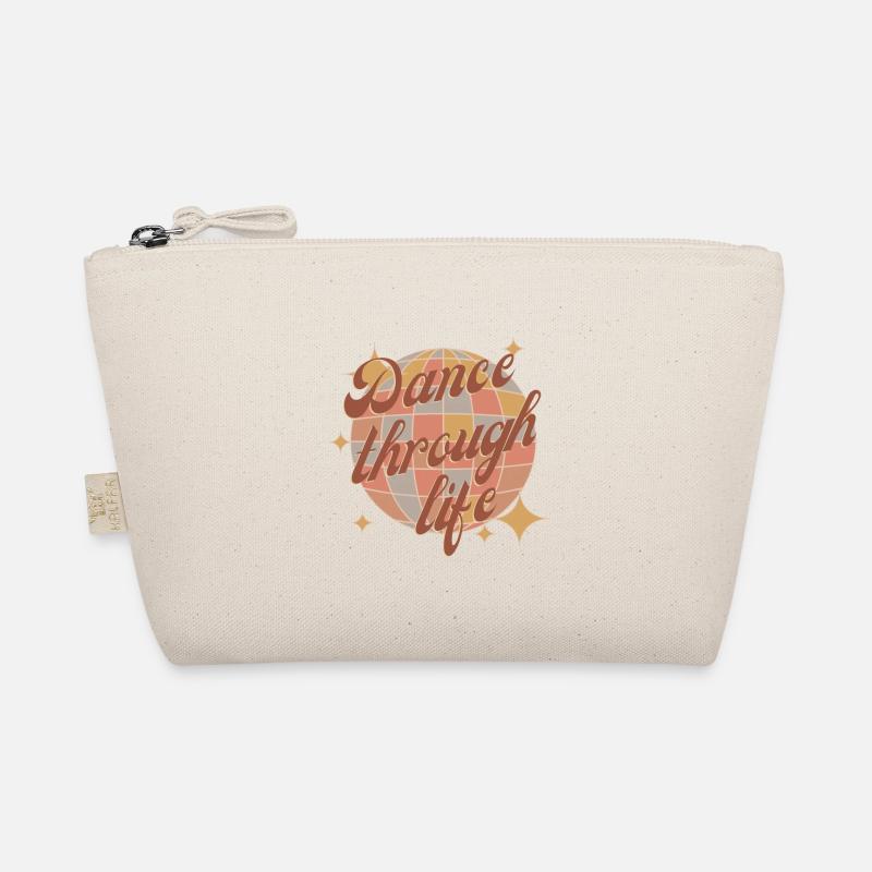 Dance through life inspirational saying for dances Organic Pouch