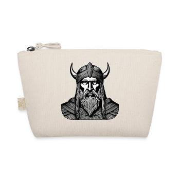 Proud Viking Warrior Germanic - Organic Pouch - nature - Front