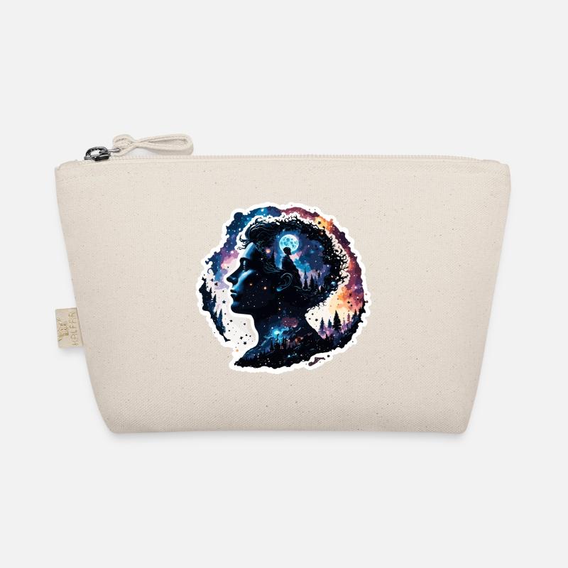 Silhouette / Forest / Portrait / Trees / Person Organic Pouch