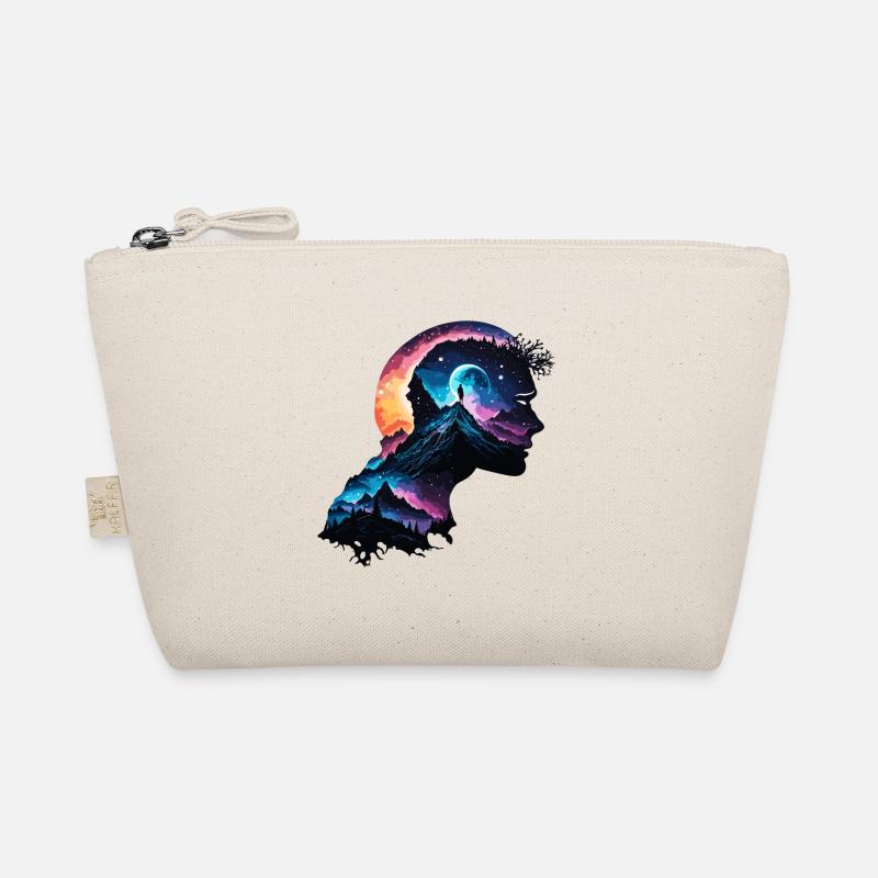 Silhouette / Forest / Portrait / Trees / Person Organic Pouch