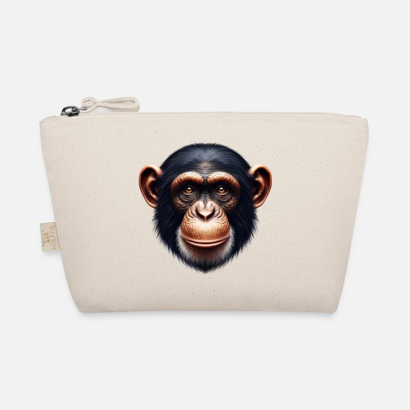 Schimpanse Affe Bio-Täschchen