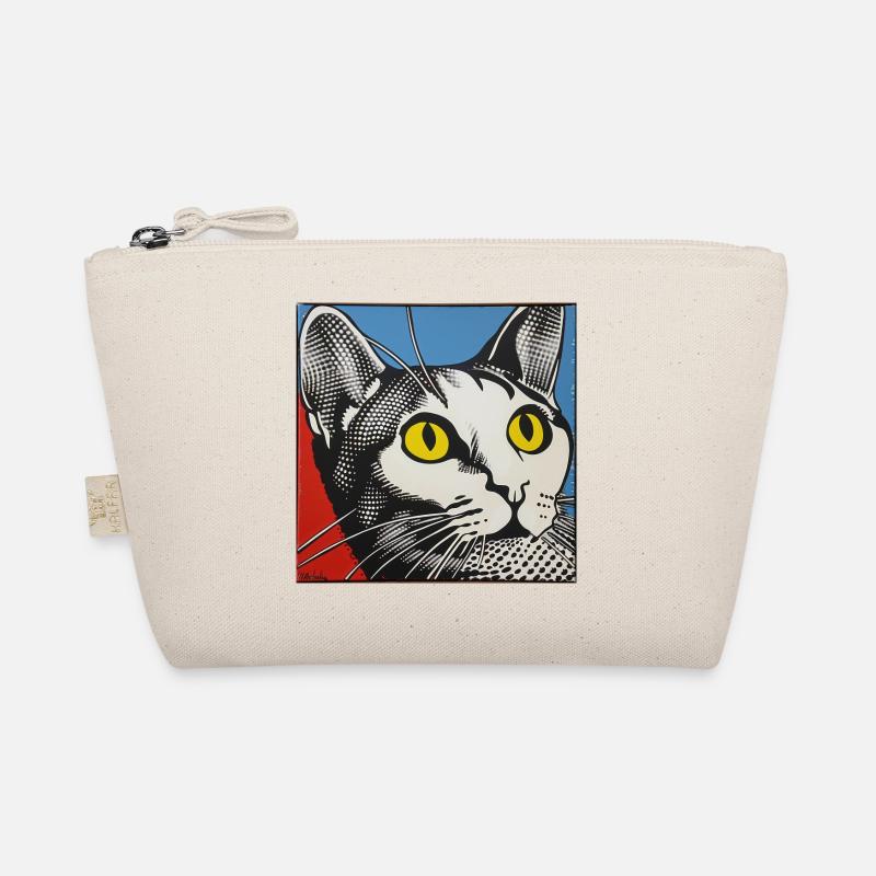 Katze, katzenmotiv Bio-Täschchen