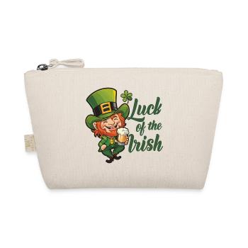 Leprechaun Kobold St. Patricks Day Irland - Bio-Täschchen - Natur - Vorne