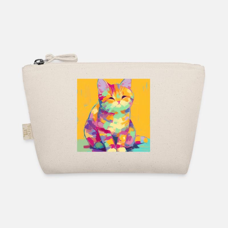 Chat, Motif De Chat - Trousse biologique - nature