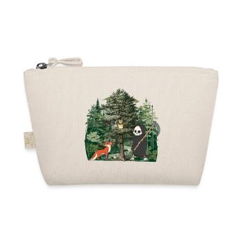 Forest Dweller Grim Reaper Fantasy Halloween Death - Organic Pouch - nature - Front