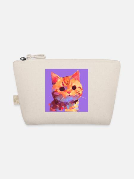 Chat, Motif De Chat - Trousse biologique - nature