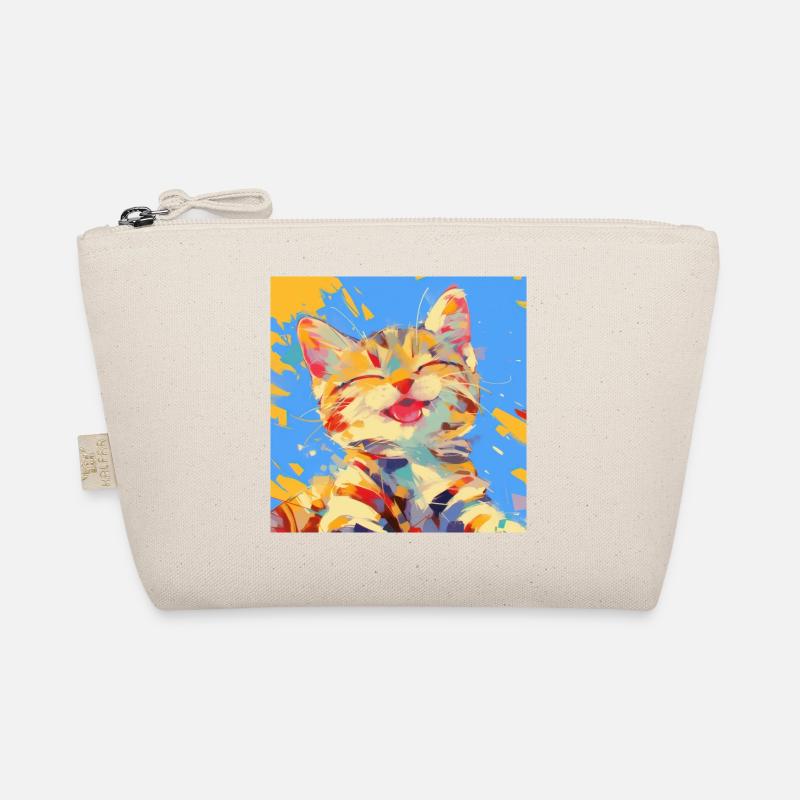 Chat, Motif De Chat - Trousse biologique - nature