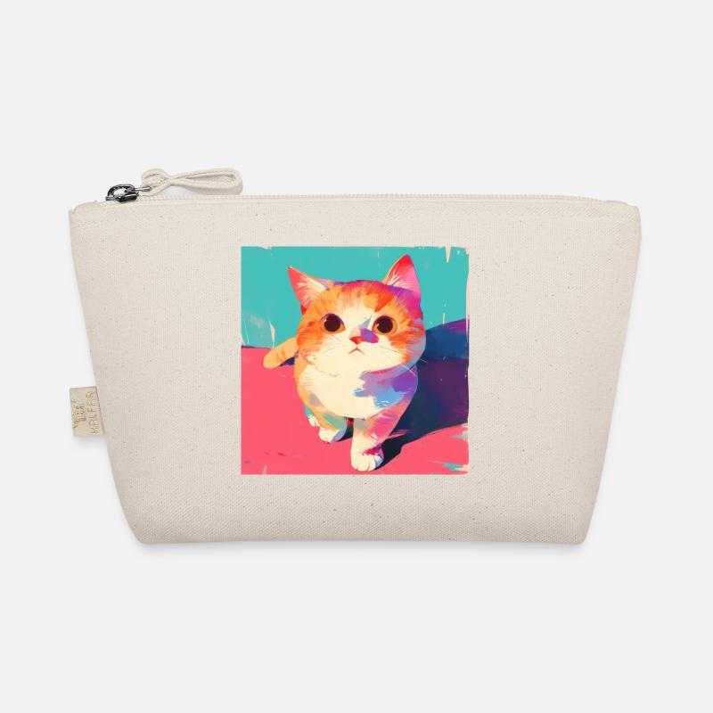 Chat, Motif De Chat - Trousse biologique - nature