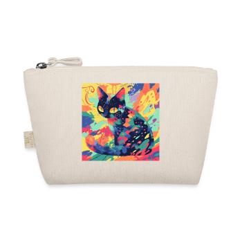 Chat, Motif De Chat - Trousse biologique - nature - Devant
