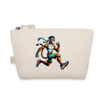 Monkey Fitness-Enthusiast Running & Jogging - Organic Pouch - nature - Front