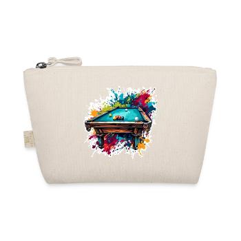 Billardtisch / Billiardkugel / 8 Ball / Pool / Kö - Bio-Täschchen - Natur - Vorne