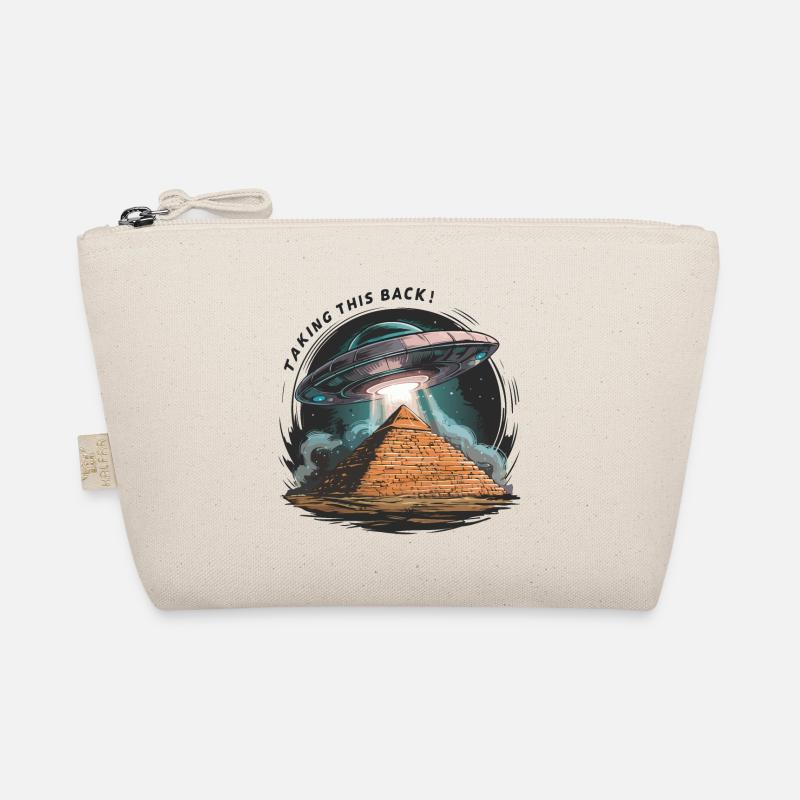 Alien Robbery: UFO Retrieves Its Pyramid Organic Pouch