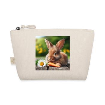 Adorable bunny - Organic Pouch - nature - Front