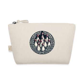 Bowling / Quilles / Bowling / Pin / Strike - Trousse biologique - nature - Devant