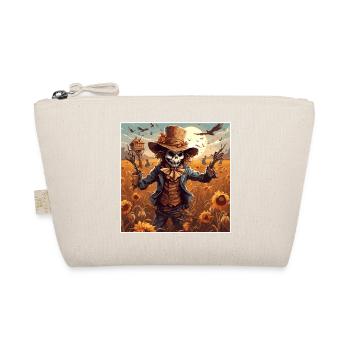 Scarecrow / Harvest Worker / Corn Field / Field - Organic Pouch - nature - Front