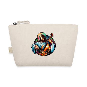 Musique pour violoncelle, design Jésus Christ - Trousse biologique - nature - Devant