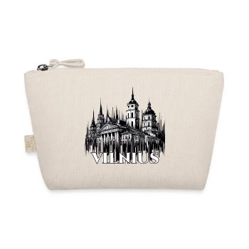 Vilnius Capital Lithuania Baltic Gift - Organic Pouch - nature - Front