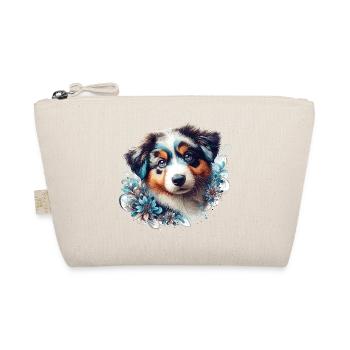 Berger australien chiot chien mignon cadeau - Trousse biologique - nature - Devant
