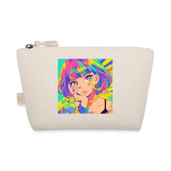Anime, Girl, Waifu, Japan - Organic Pouch - nature - Front