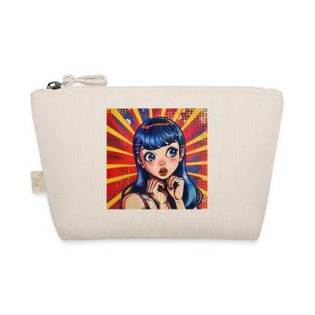 Anime, Retro Waifu, Japan - Organic Pouch - nature - Front