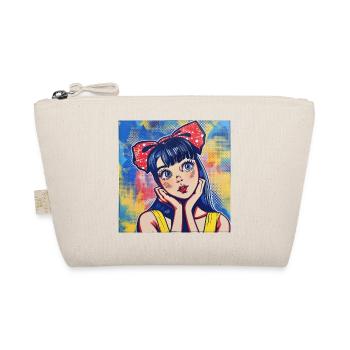 Anime, Retro Waifu, Japan - Organic Pouch - nature - Front