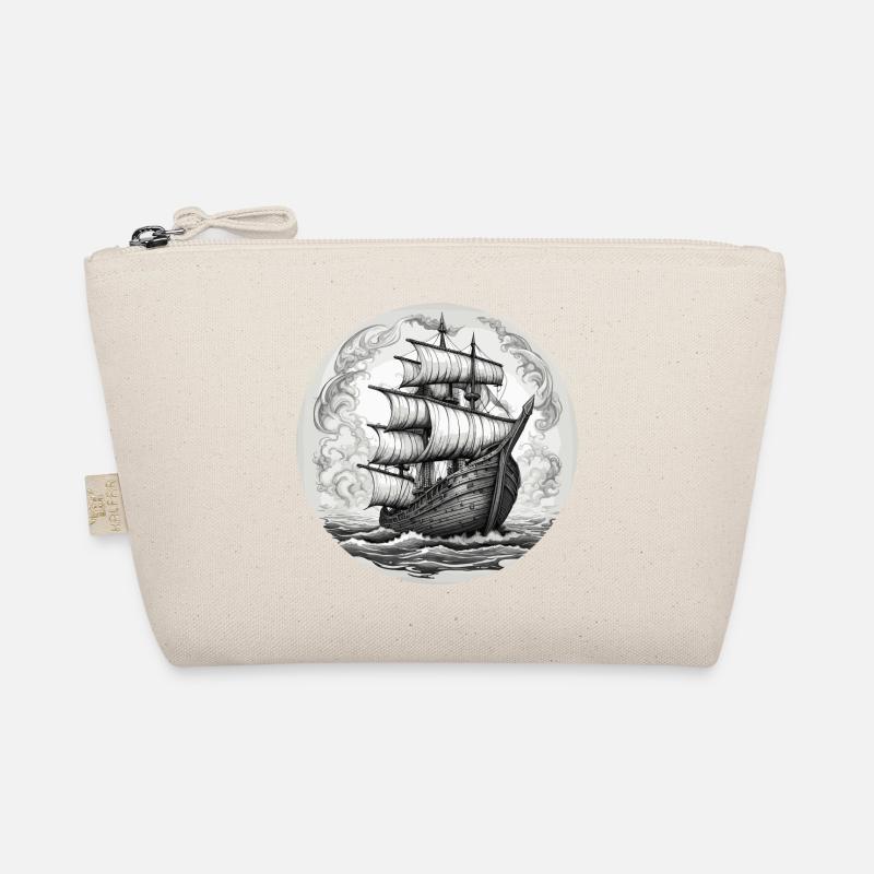 Schiff / Boot / Anker / Meer / Ocean / Kapitän Bio-Täschchen