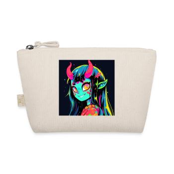 Anime Demon, Waifu, Japan - Organic Pouch - nature - Front