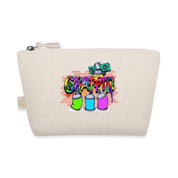 Street Art, Wildstyle Art, Graffiti Sprayer - Organic Pouch - nature - Front