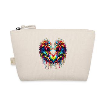 Löwenherz - Lionheart - Organic Pouch - nature - Front