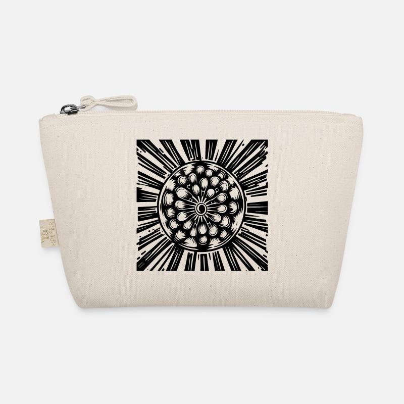 Psychedelisch / Hippie / Goa / Formen / Muster Bio-Täschchen