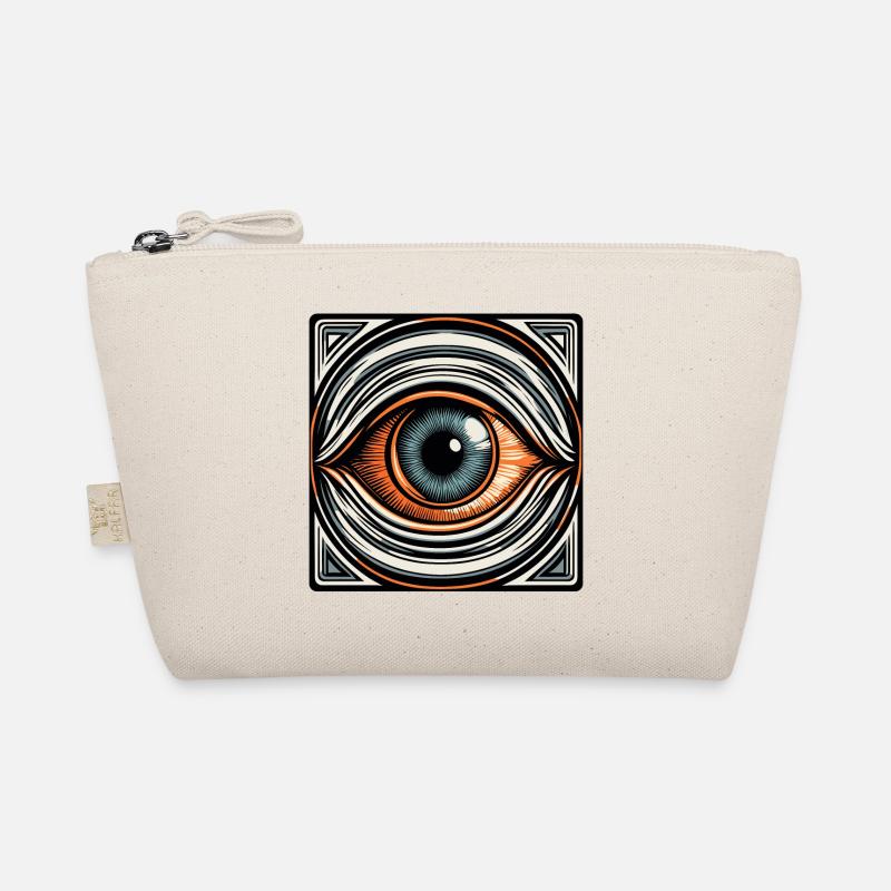 Psychedelic / Auge / Psychobilly / Comic / bunt Bio-Täschchen