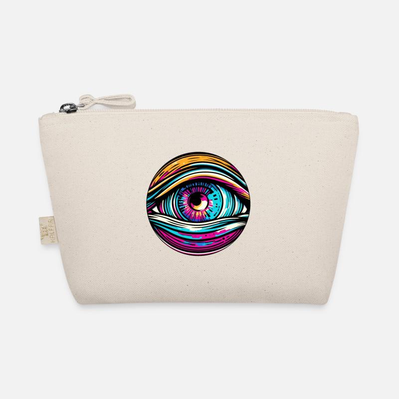 Psychedelic / Eye / Psychobilly / Comic / Colorful Organic Pouch