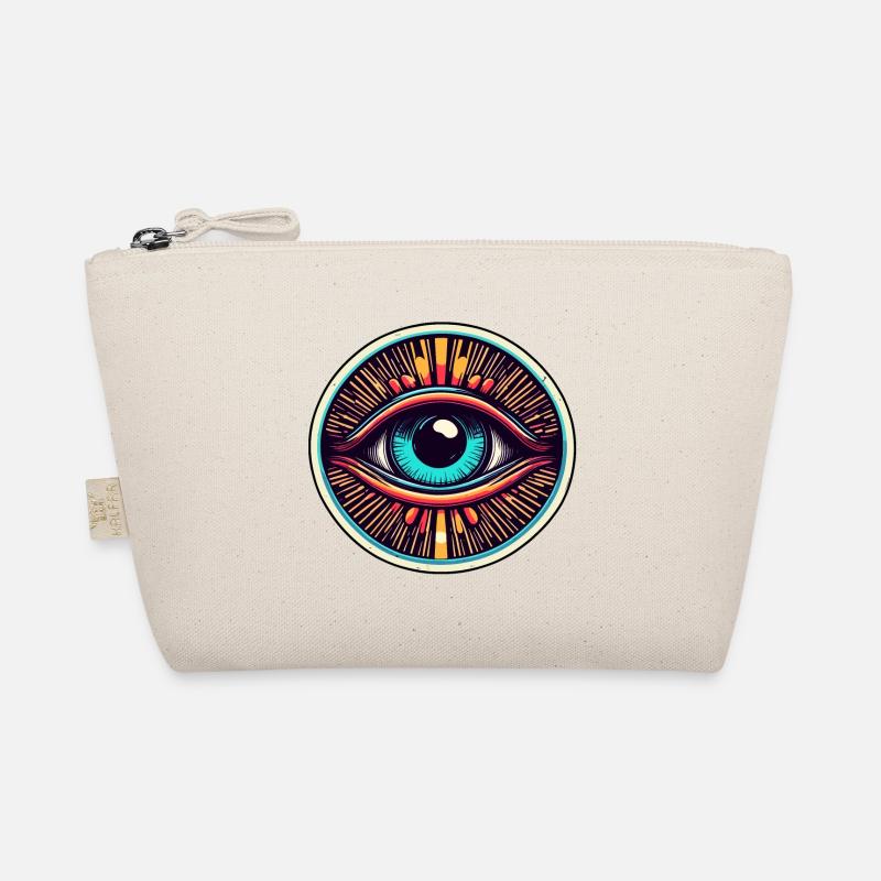 Psychedelic / Eye / Psychobilly / Comic / Colorful Organic Pouch