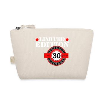 30.Geburtstag , limited Edition (25) - Bio-Täschchen - Natur - Vorne