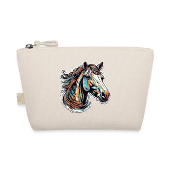 Pony / Pferd / Tier / reiten / Mähne - Bio-Täschchen - Natur - Vorne