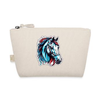 Pony / Horse / Animal / Riding / Mane - Organic Pouch - nature - Front