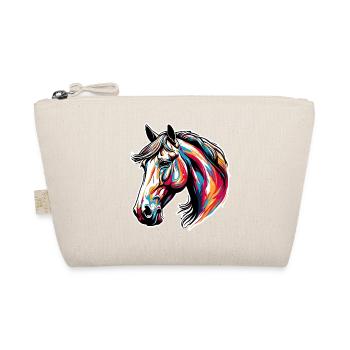 Pony / Horse / Animal / Riding / Mane - Organic Pouch - nature - Front