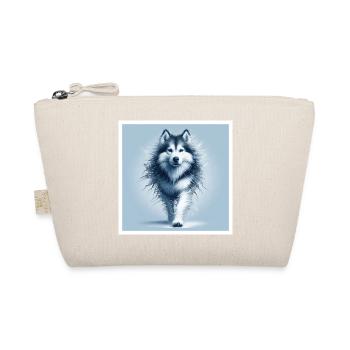 Schlittenhund - Bio-Täschchen - Natur - Vorne
