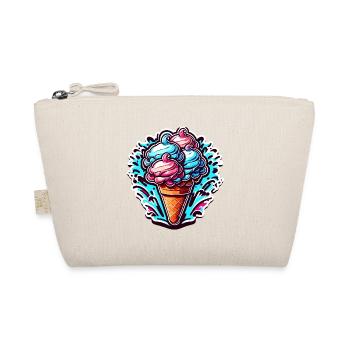 Eiscreme / Sorbet / Gelato / Sommer / Sonne - Bio-Täschchen - Natur - Vorne