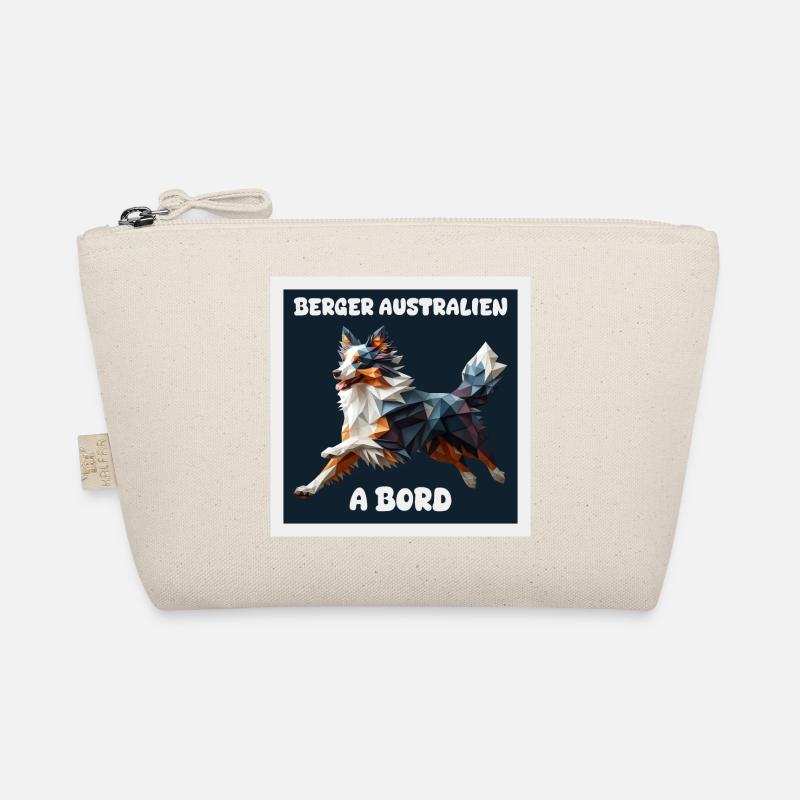 AUSTRALIAN SHEPHERD AUTOAUFKLEBER AN BORD Bio-Täschchen
