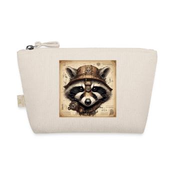 Plan / Sépia / Vintage / Rétro / raton laveur - Trousse biologique - nature - Devant