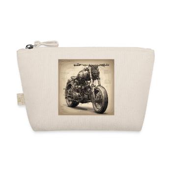 Plan / Sépia / Vintage / Rétro / Moto - Trousse biologique - nature - Devant