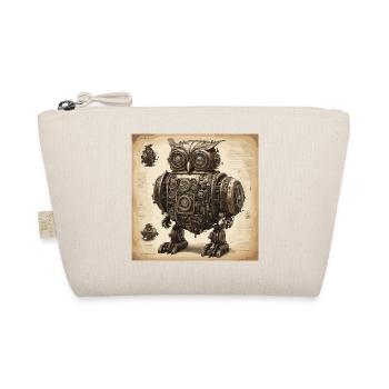 Plan / Sépia / Vintage / Rétro / Hibou - Trousse biologique - nature - Devant