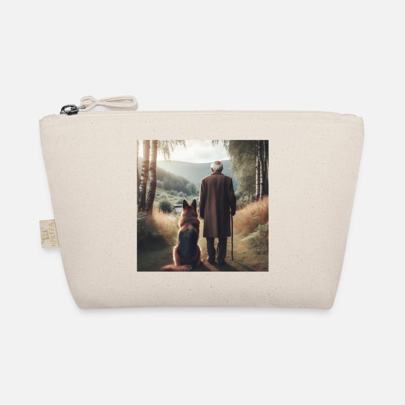 Deutscher Schäferhund Kunst Bio-Täschchen