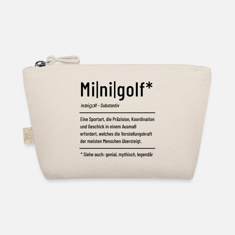 Minigolf Definition - Miniatur Golf - Bahnengolf Bio-Täschchen