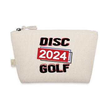 Discgolf Spielerin Team Turnier Frisbeegolf 2024 - Bio-Täschchen - Natur - Vorne