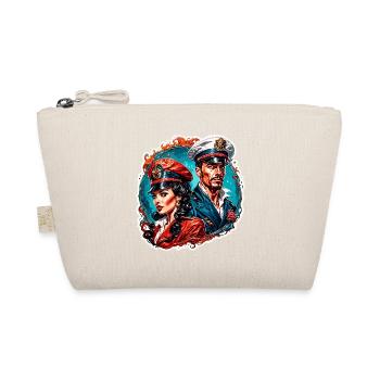 Sailor Couple / Ship's Crew / Anchor / Couple - Organic Pouch - nature - Front