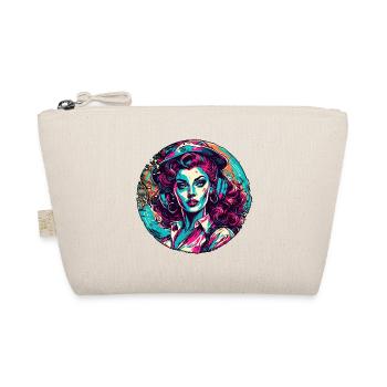 Marin / Pin-up / Navire / Bateau / Ancre / Dame - Trousse biologique - nature - Devant