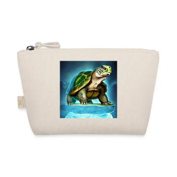 Turtle on a glacier - Organic Pouch - nature - Front