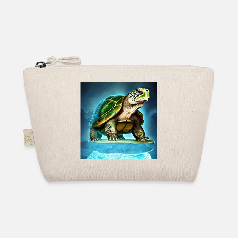 Schildkröte auf einem Gletscher Bio-Täschchen